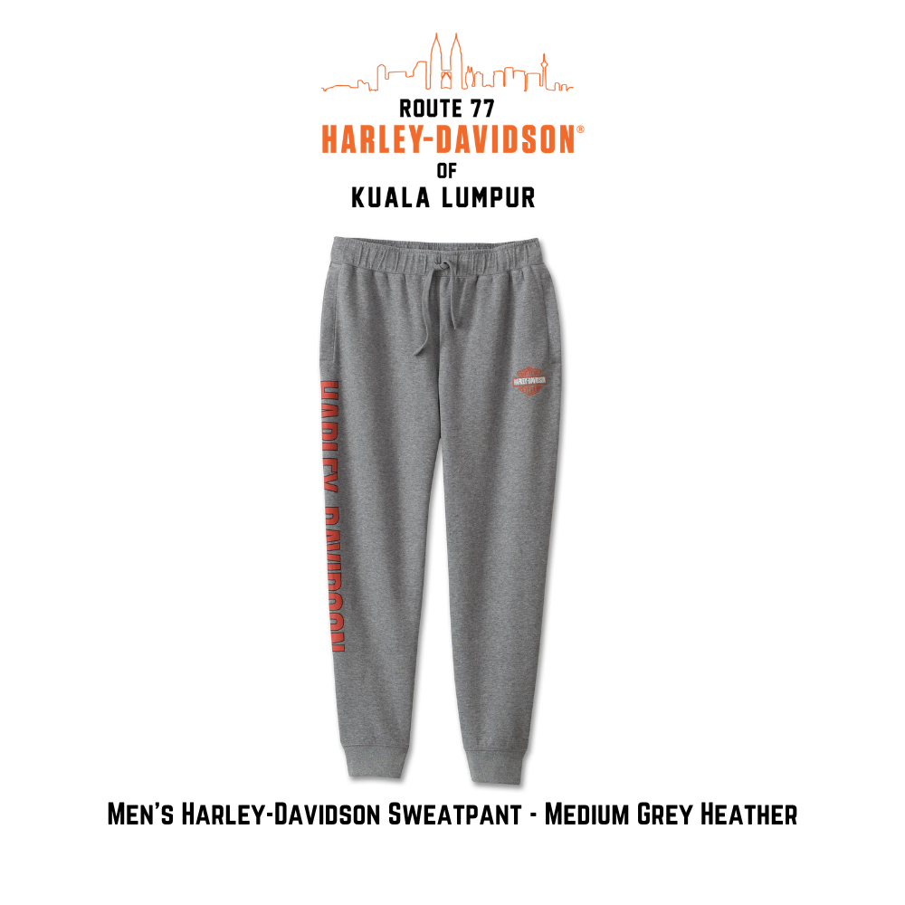 Men's Harley-Davidson Sweatpants - Medium Grey Heather