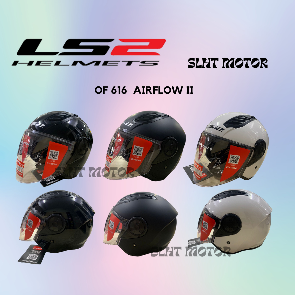 LS2 HELMET OF616 AIRFLOW II 100% ORIGINAL SIRIM MALAYSIA