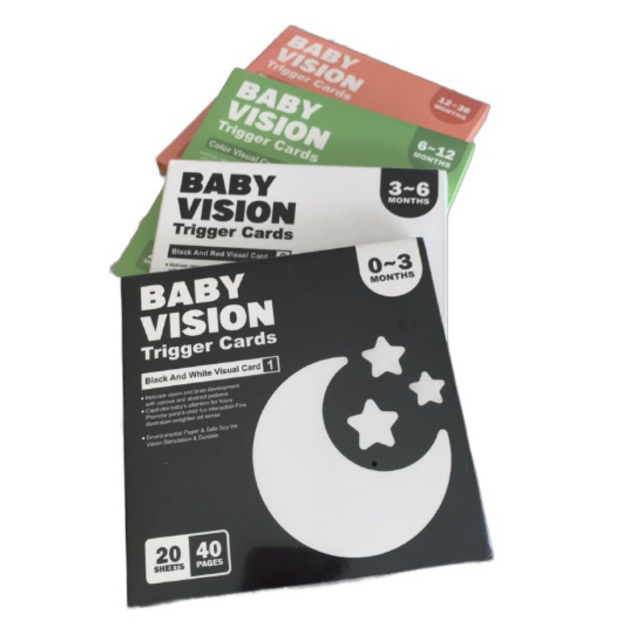 Baby Vision Trigger Cards 0-3months 