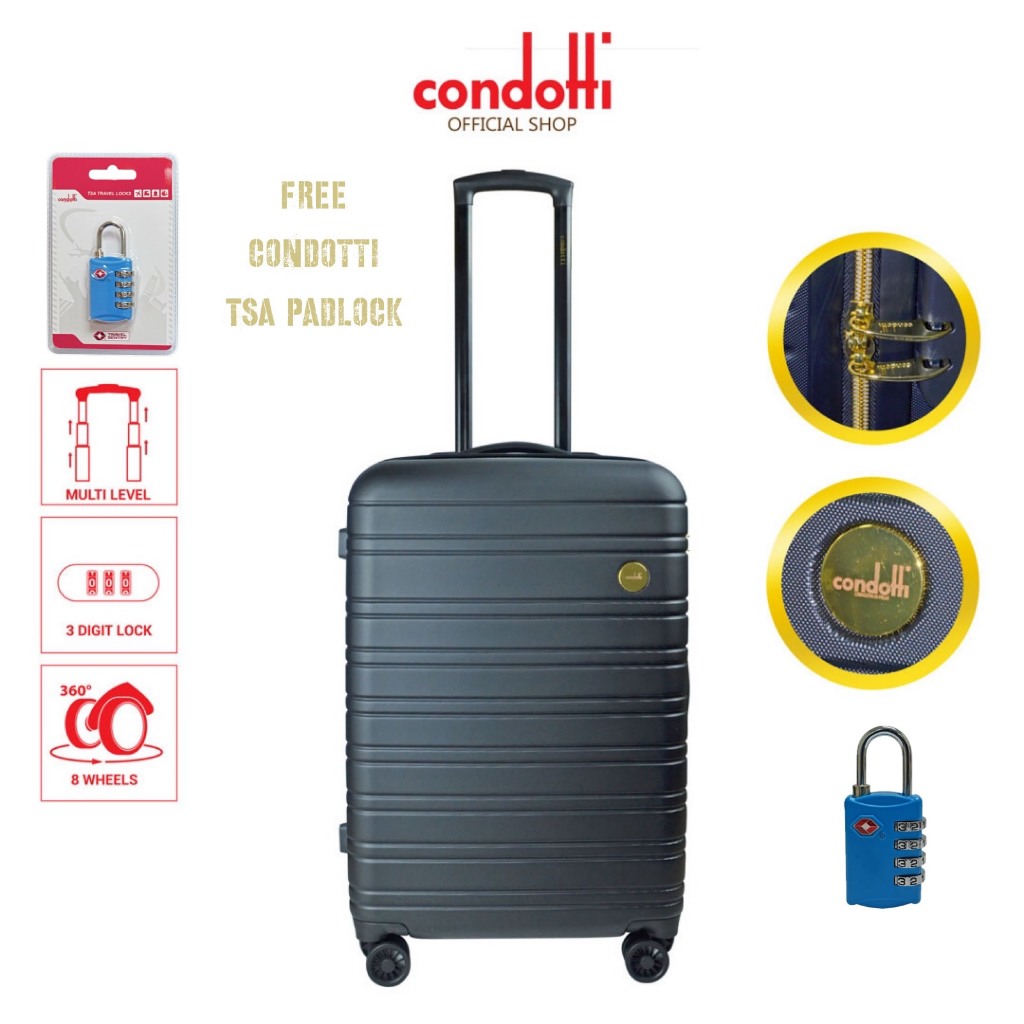 Condotti luggage 24 store inch price