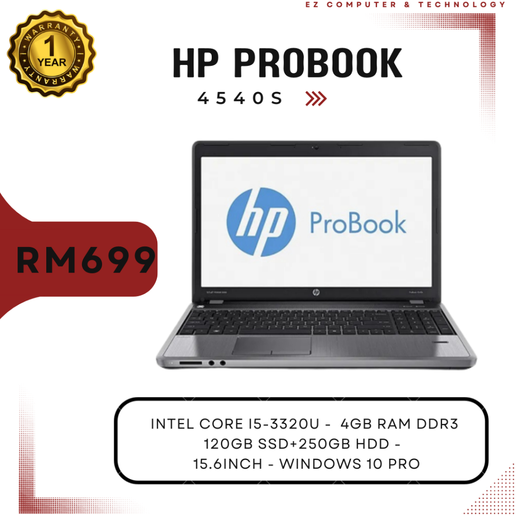 HP ProBook 4540s i5/8GB/SSD250GB/win10 - ノートPC