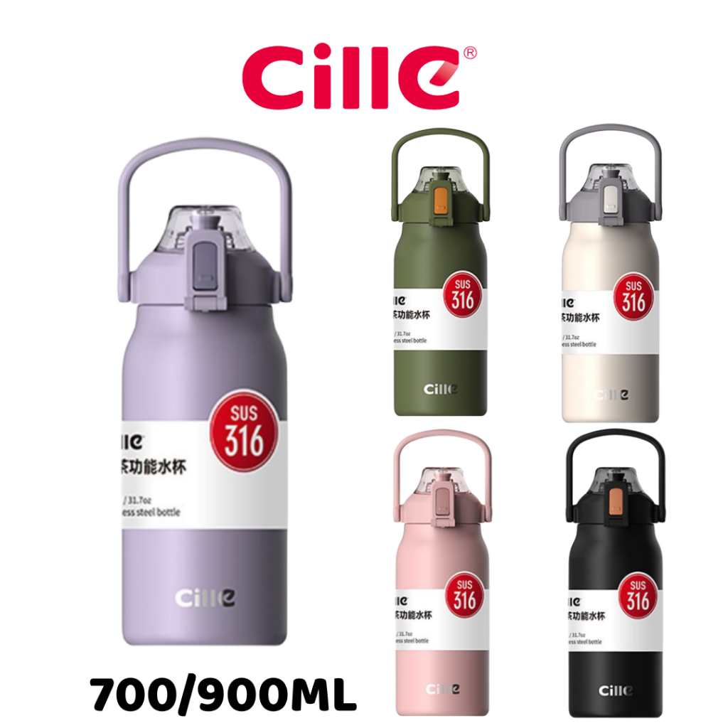 Cille 316SS Stainless Steel Vacuum Flask Thermoses Water Bottle With A  XB-22180/2218