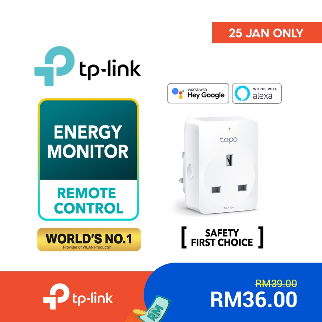 TP-Link Tapo P100 Smart Wifi Socket – Starlite