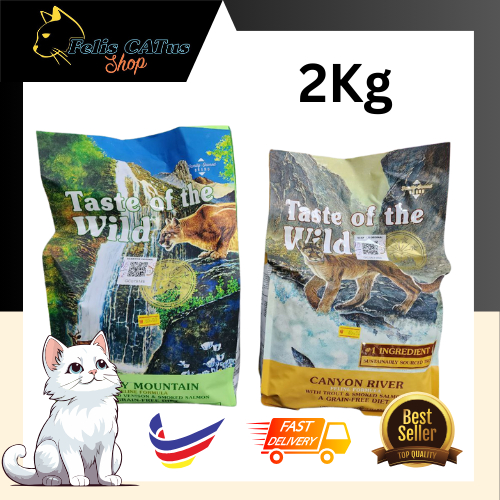 Taste of the outlet wild makanan kucing