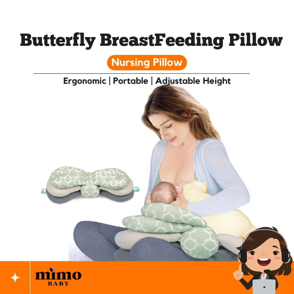 Butterfly nursing clearance pillow