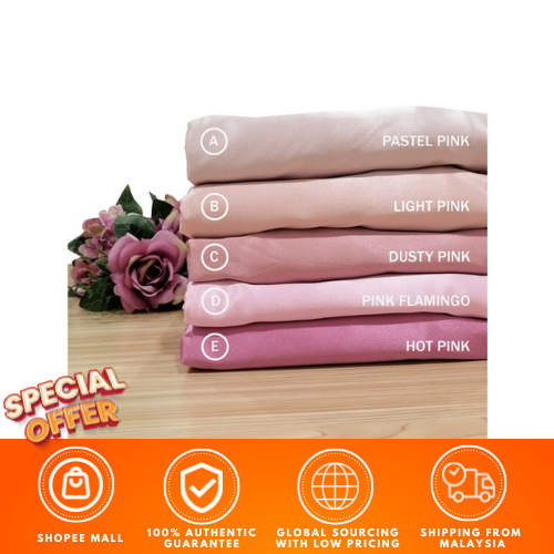 CLEONA PEALR SATIN STRETCH BIDANG 58″ – Malaysia's Best Online