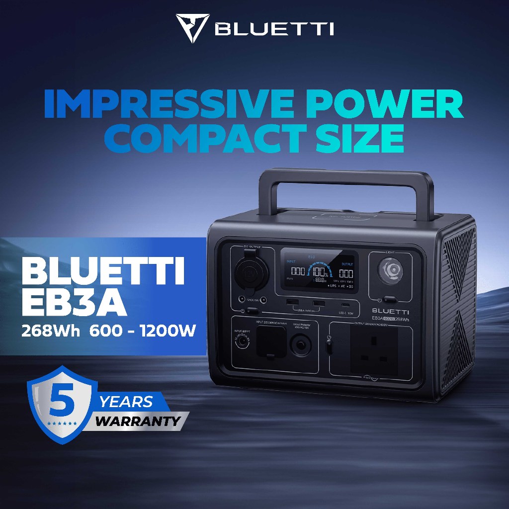 Bluetti EB3A 268Wh Portable Power Station