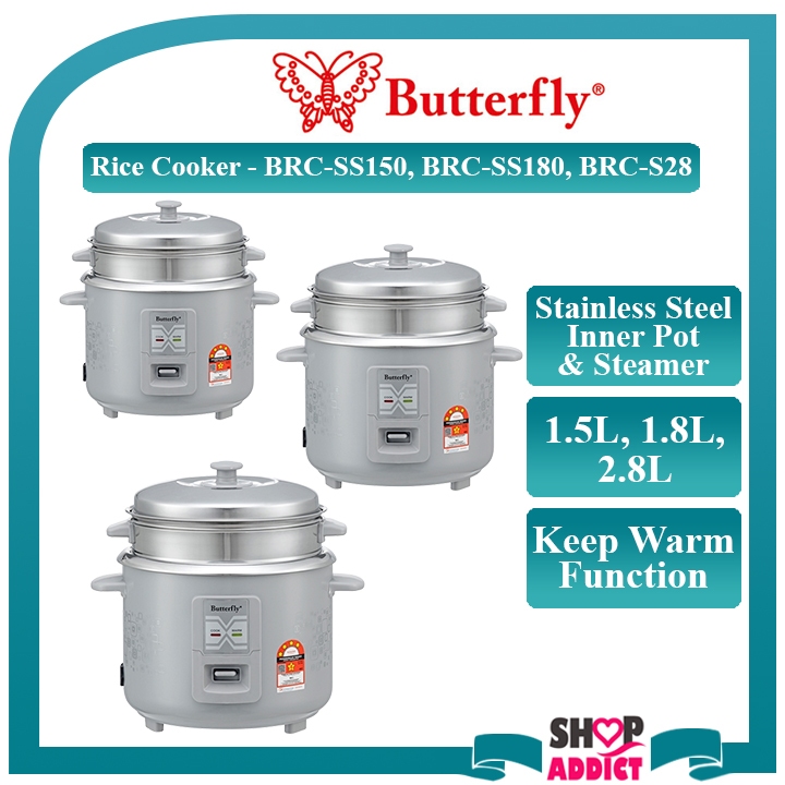 Butterfly 2.8 deals rice cooker price