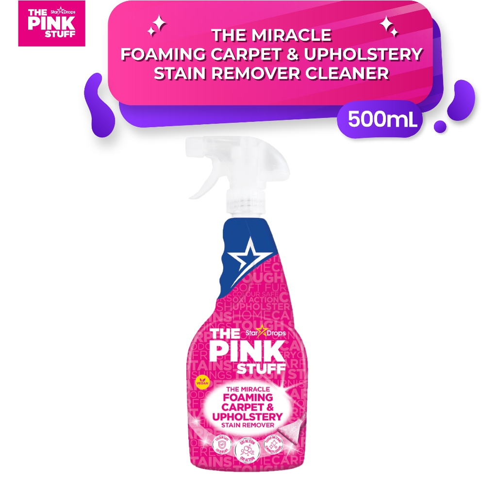 The Pink Stuff - Ultimate Bundle (1 Cleaning Paste, 1 Multi-Purpose Spray,  1 Cream Cleaner, 1 Bathroom Foam Cleaner)