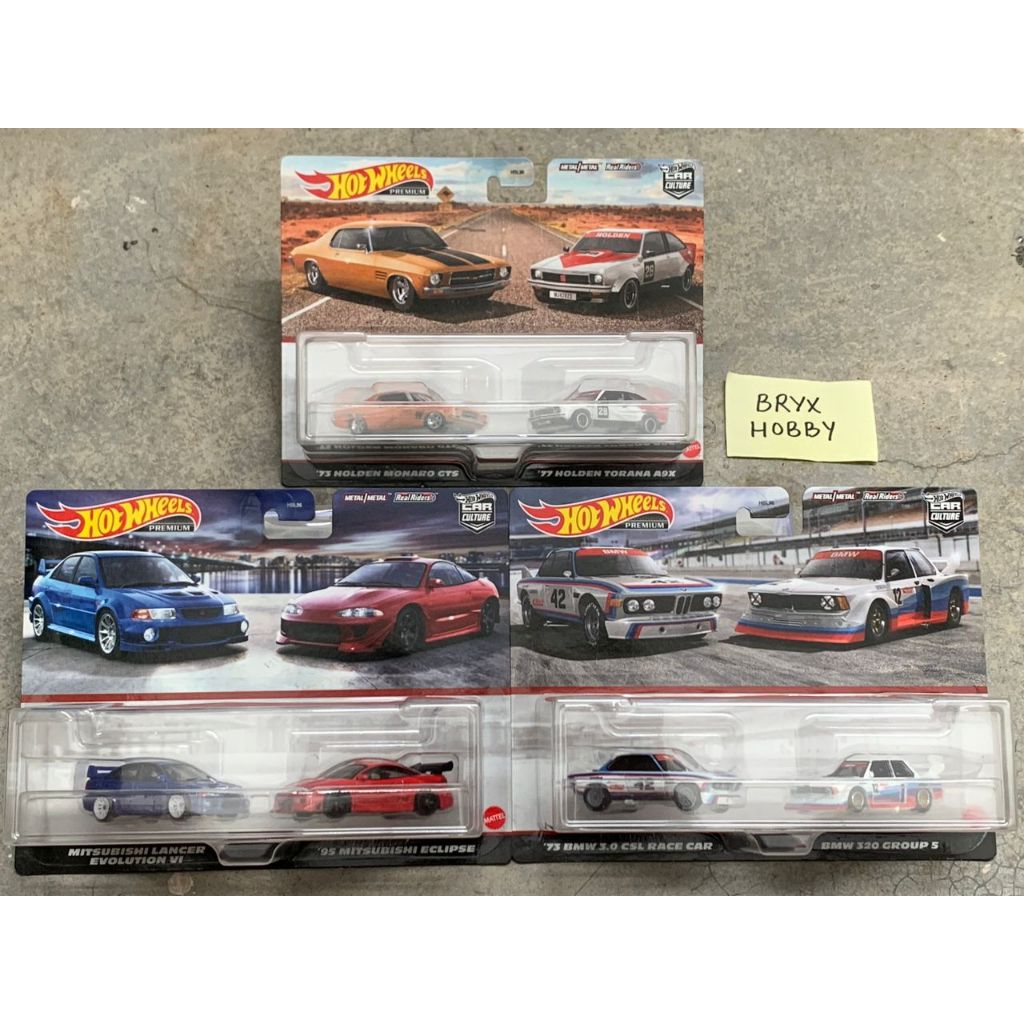 Hot Wheels Premium Car Culture Twin Pack Set of 3 HBL96-956F 1/64 Diecast  Car