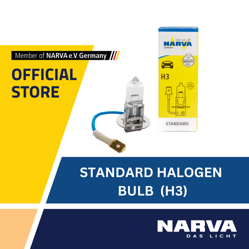 NARVA H3 Standard Halogen Headlight Bulb 48321/48700 (12V/55W/24V/70W)