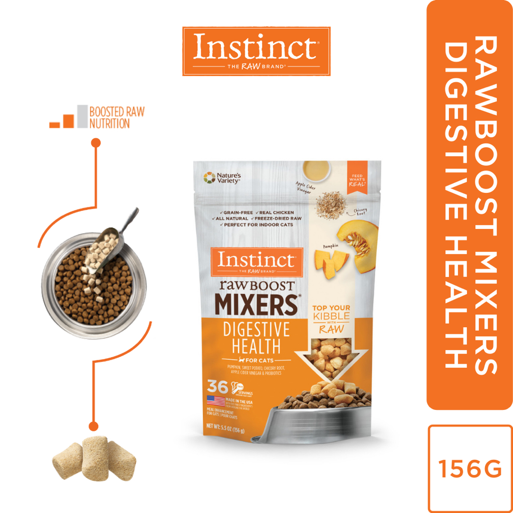 Instinct freeze dried hot sale raw boost mixers