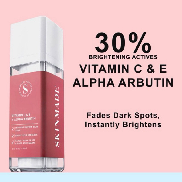 SKINMADE Vitamin C E Alpha Arbutin serum 30ml Shopee Malaysia