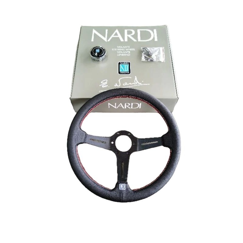 NARDI Car Sport Racing Drift Leather Steering Wheel Volante
