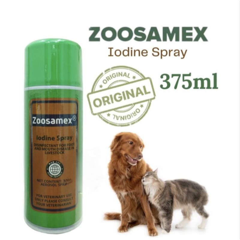 Iodine spray for clearance dogs