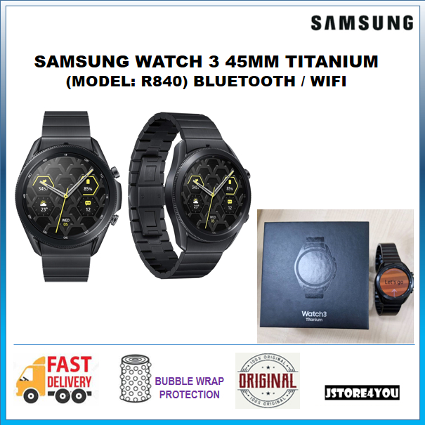 Samsung galaxy watch 3 45mm online titanium