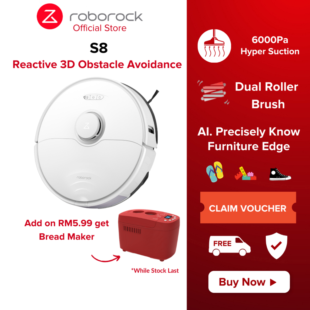 Roborock S7 robot vacuum available now for pre-order on Shopee