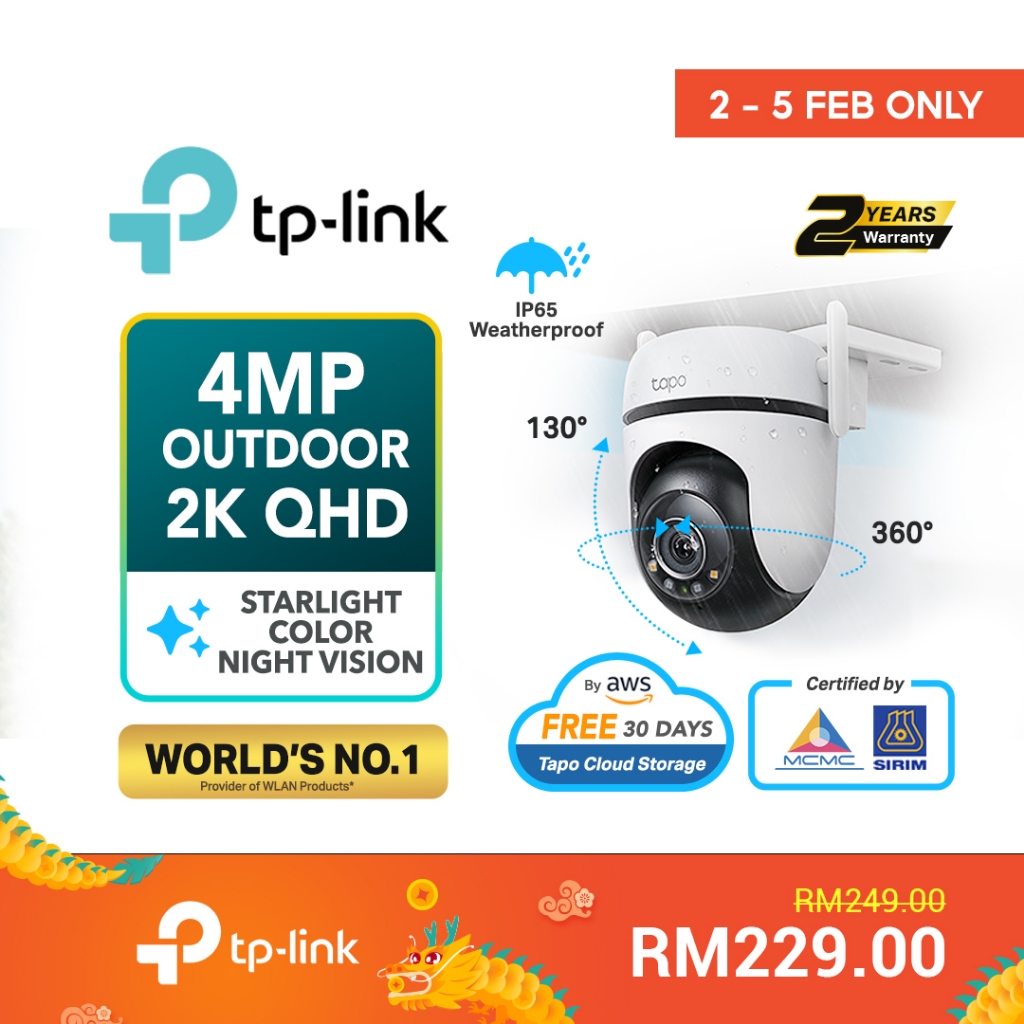 1 Tp-Link Tapo C500 Outdoor Budget Wi-Fi Camera