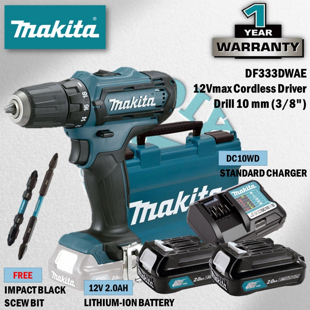 Makita df333dz deals battery