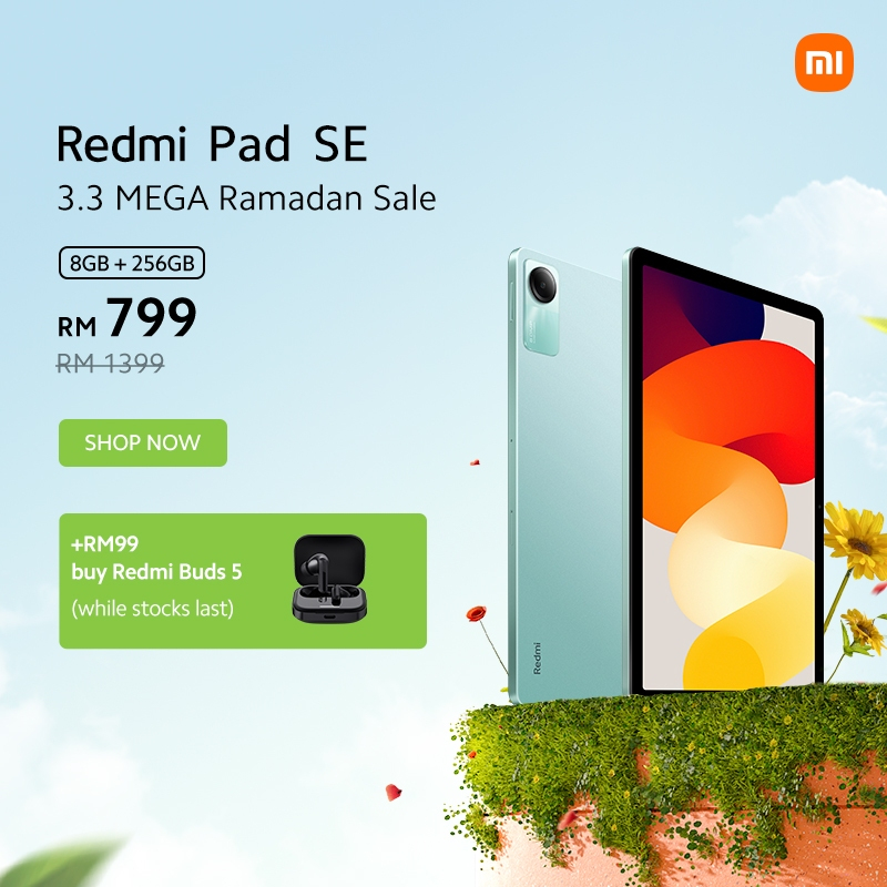 Xiaomi Redmi Pad SE 8GB/256GB Green - buy 