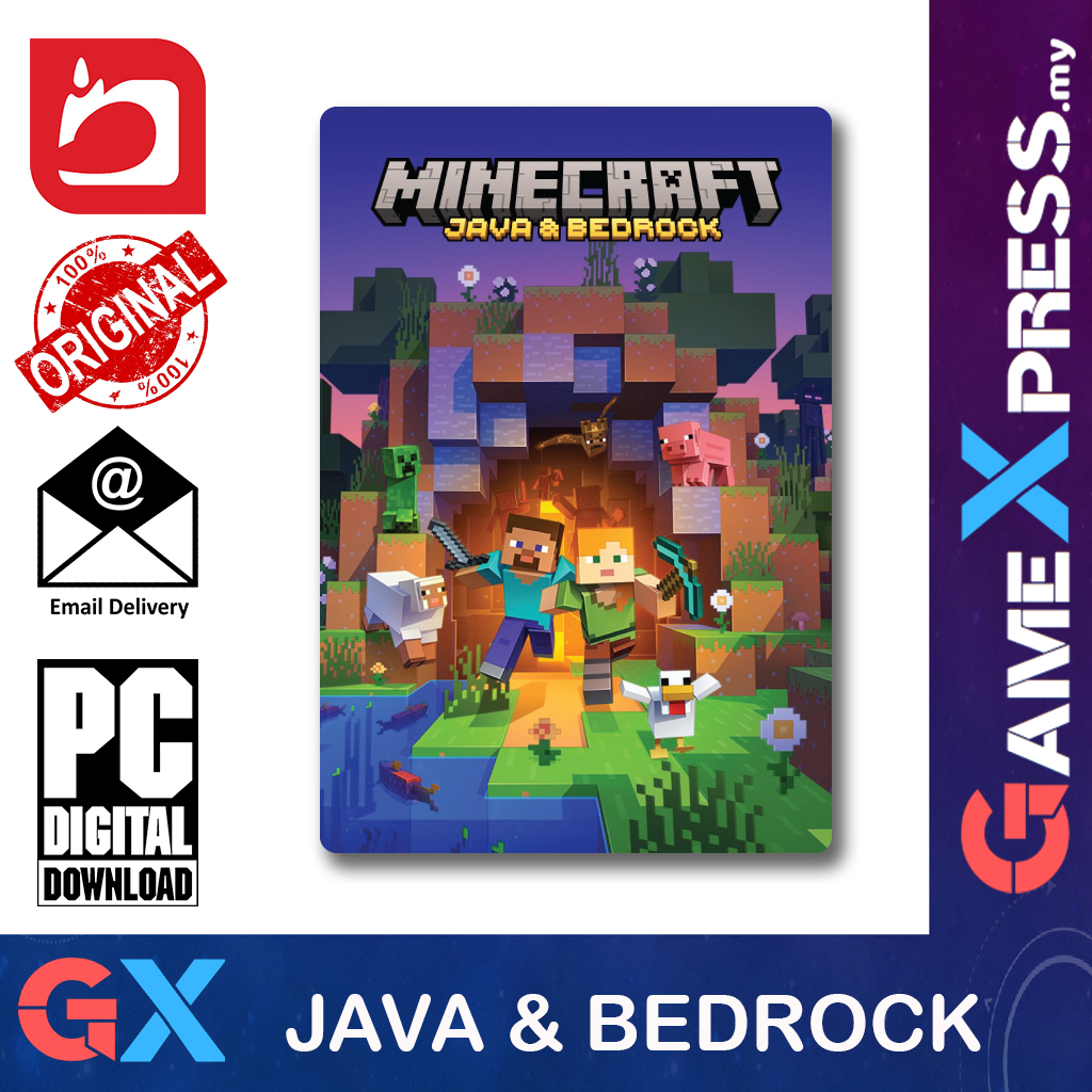 Minecraft Java & Bedrock Edition - PC Game (Digital)