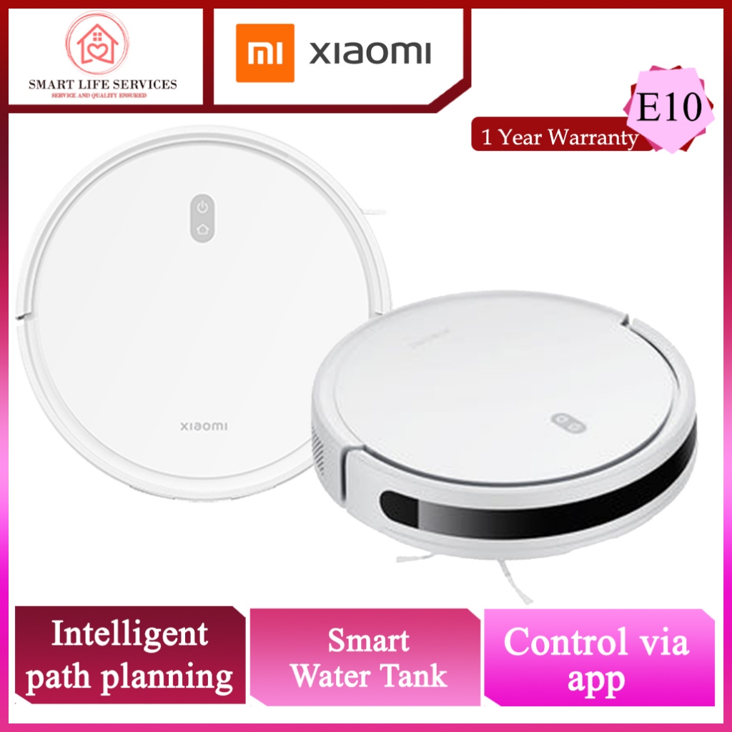 Xiaomi Robot Vacuum E10 B112 | 1 Year Mi Malaysia Warranty | 2 in 1 Mopping  System | 4000Pa Suction | Smart APP Control