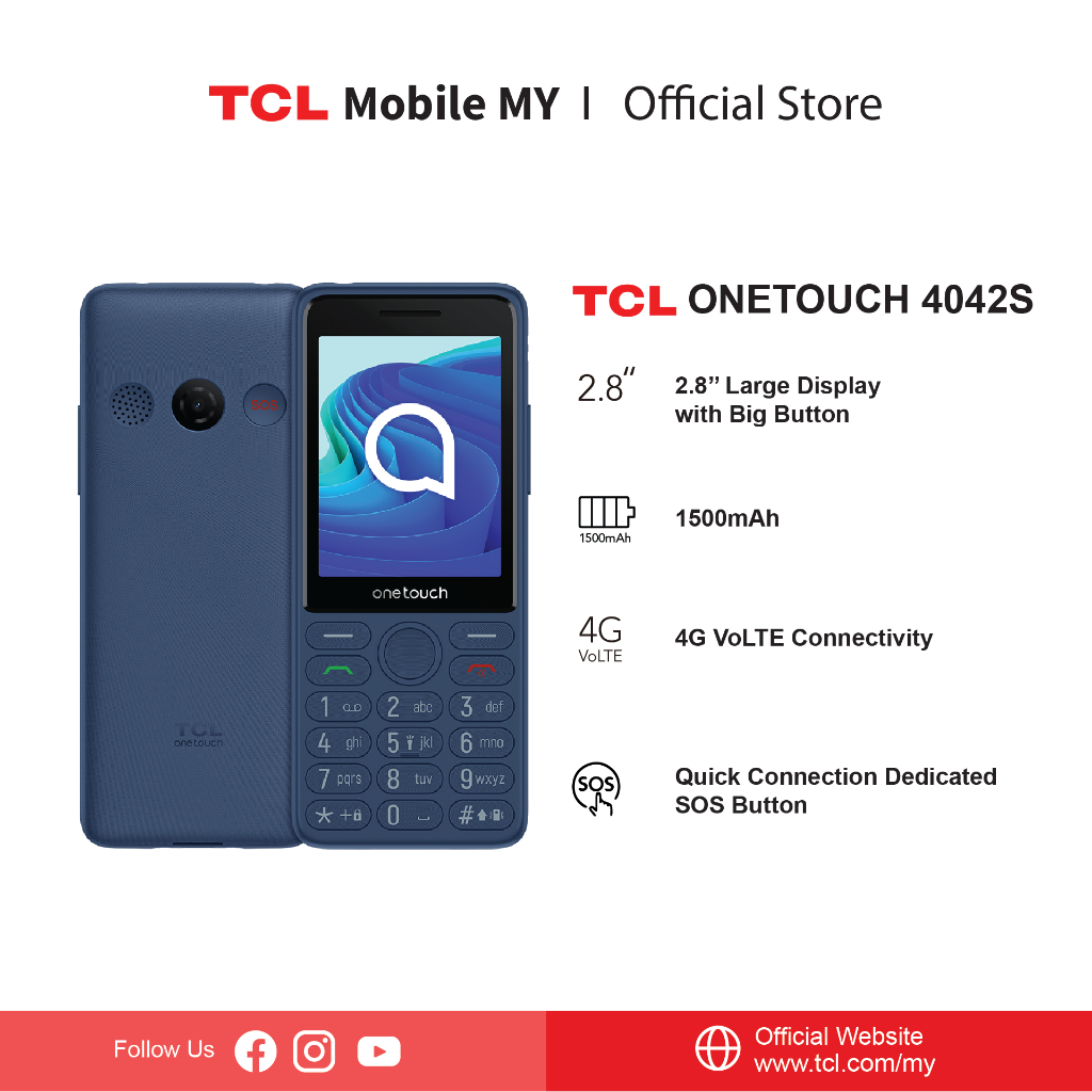 TCL Onetouch 4021 Feature Phone