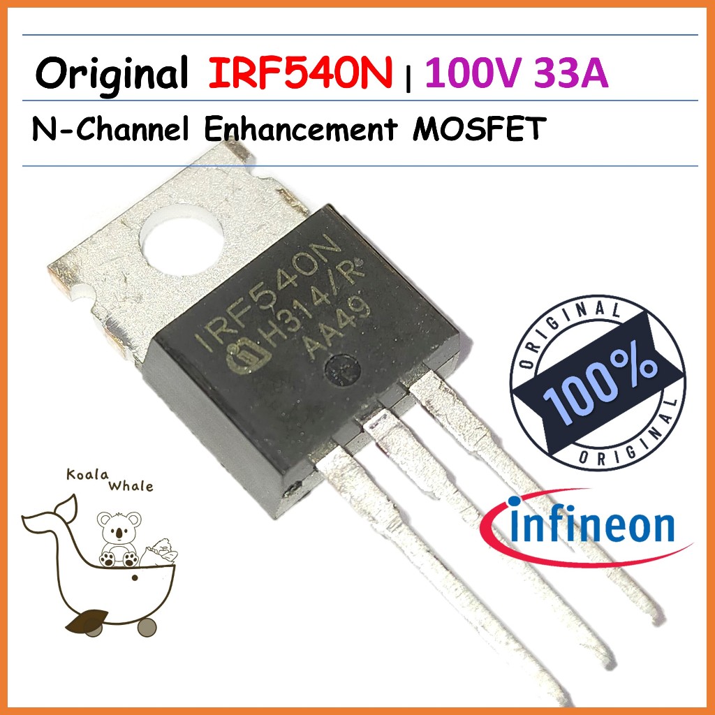 IRF540 IRF540N Original N channel MOSFET Transistor IRF 540