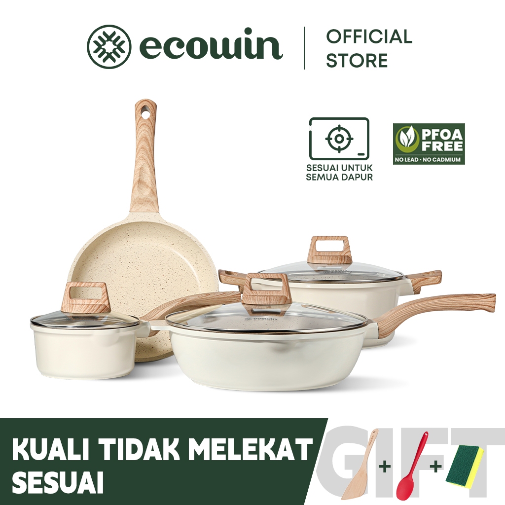 Affordable and Versatile Cookware: Ecowin 22 Piece Nonstick