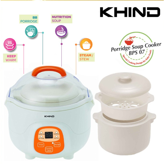 How to use 2025 khind baby porridge cooker