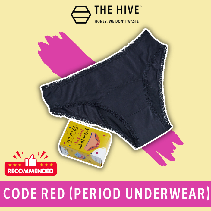 The Hive Code Red Comfort Period Underwear for Heavy Flow (1pc)