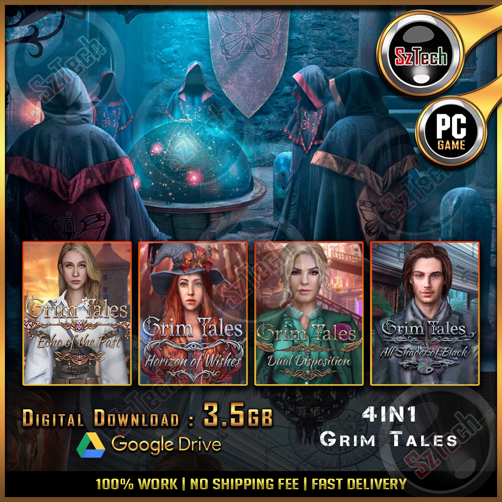 Grim Tales 21-24 | 4in1 [PC GAME] 🔥DIGITAL DOWNLOAD🔥Classic Games🔥Hidden  Object🔥 | Shopee Malaysia