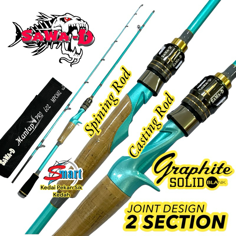 ANYFISH SEEKER SPINNING/ BAITCASTING (BC) FISHING ROD