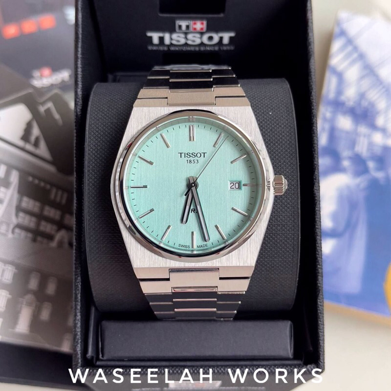 Tissot PRX Quartz EOL Mint Dial T137.410.11.091.00 Shopee Malaysia