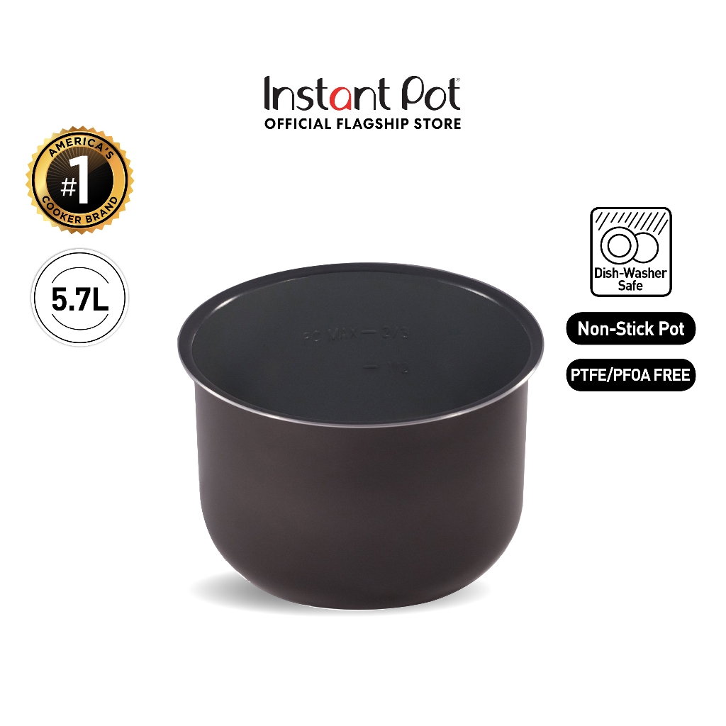 Instant Pot Duo Plus 6 Qt w/ Glass Lid + Ceramic Pot + FREE APRON