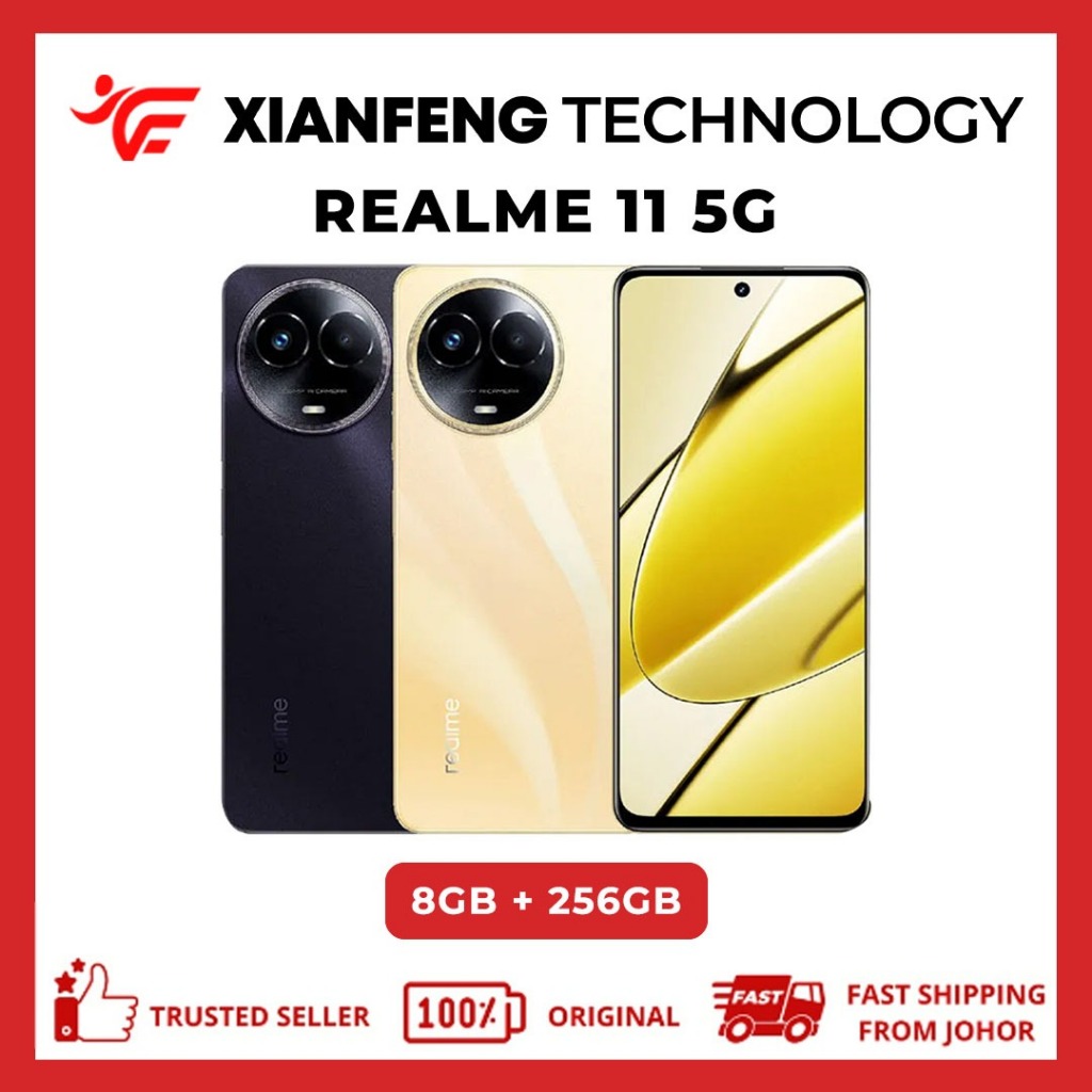 Realme 11 5G (8GB+256GB) Smartphone - Original 1 Year Warranty By REALME  Malaysia (MY SET)