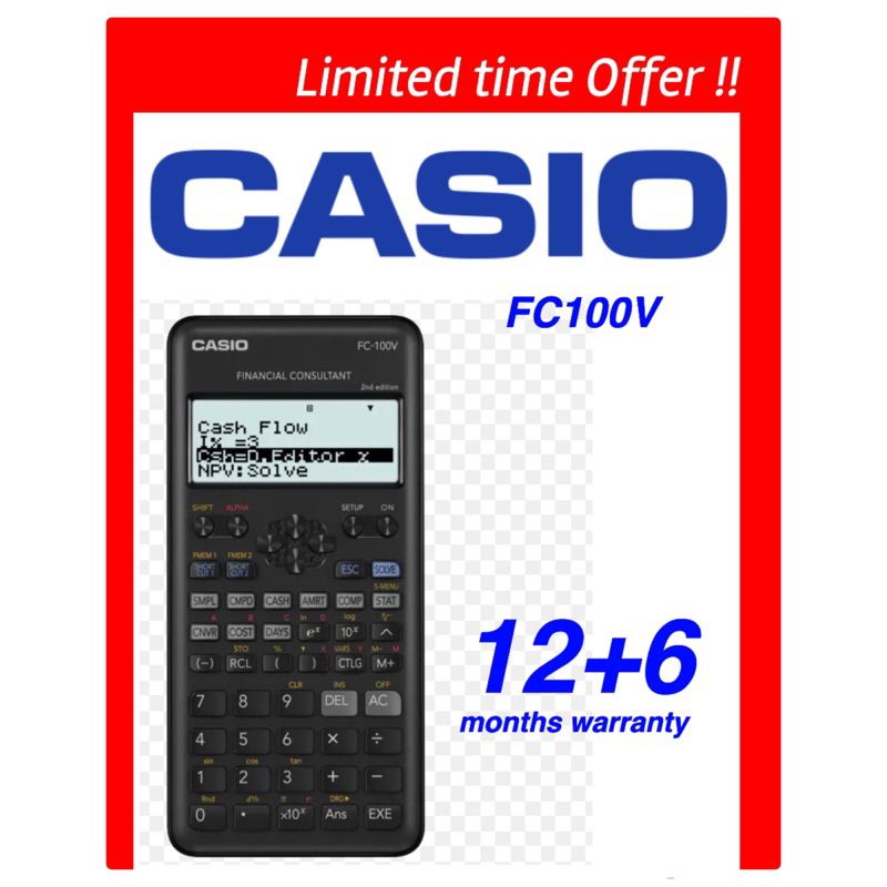 Casio - Calculatrice scientifique Casio FC-100V …