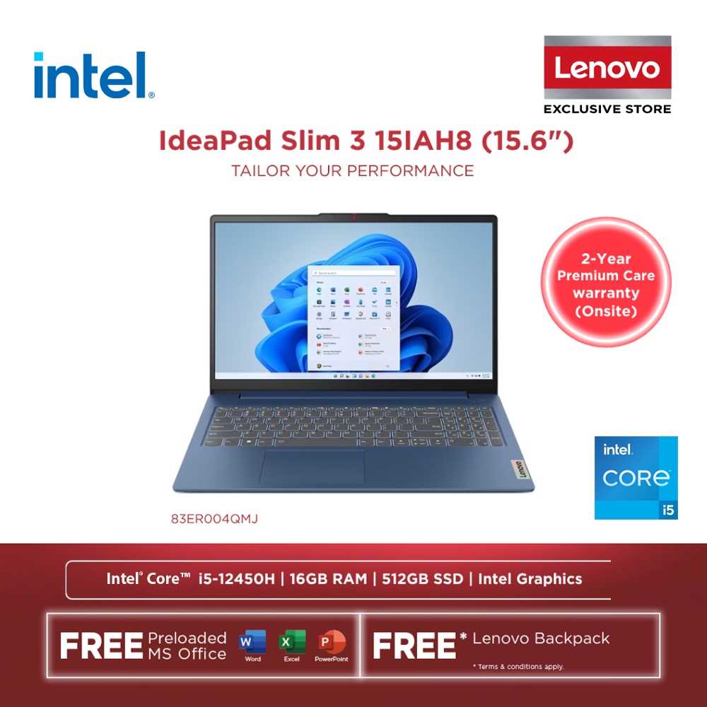 Lenovo IdeaPad Slim 3 15IAH8 Intel Core i5-12450H/16GB/512GB SSD