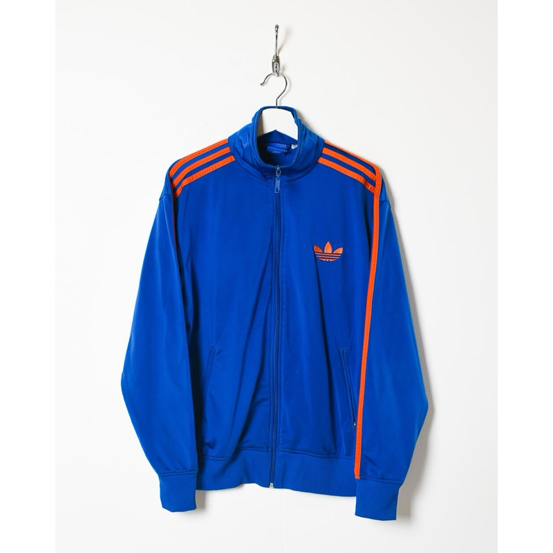 Orange adidas hotsell tracksuit top