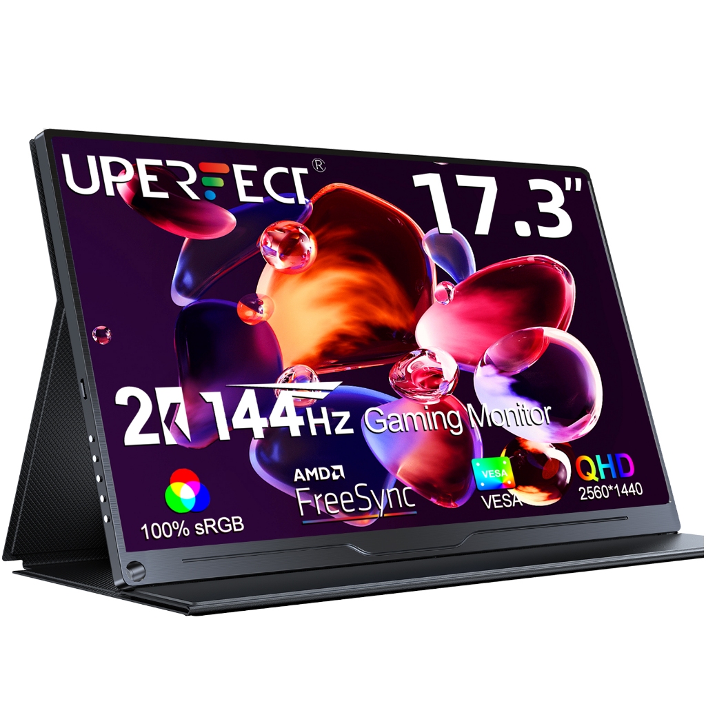UPERFECT 15.6 Portable Monitor 144HZ, FHD 1080P HDR FreeSync IPS
