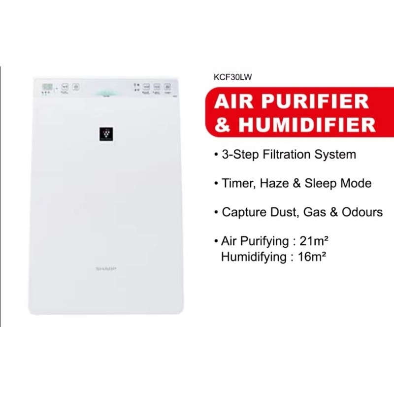 Sharp air deals purifier kcf30lw