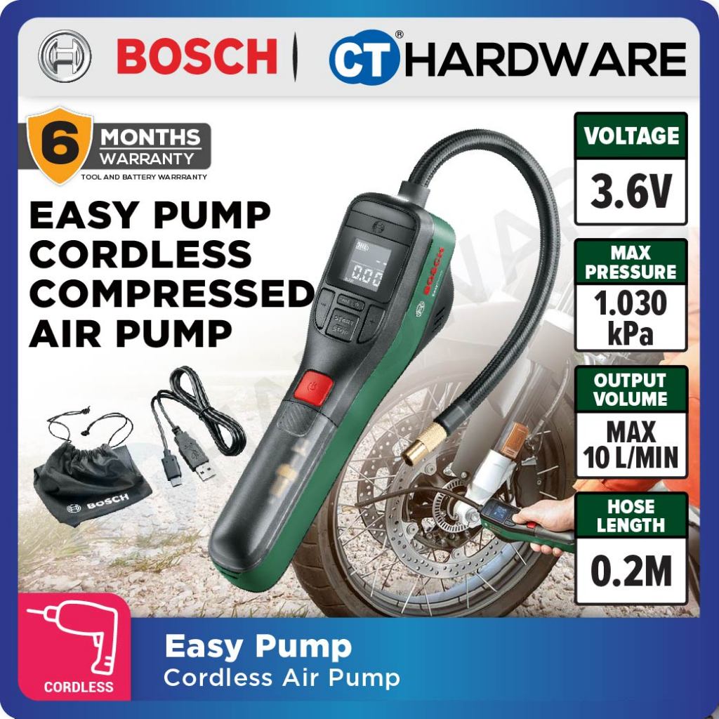 Bosch cordless air online pump