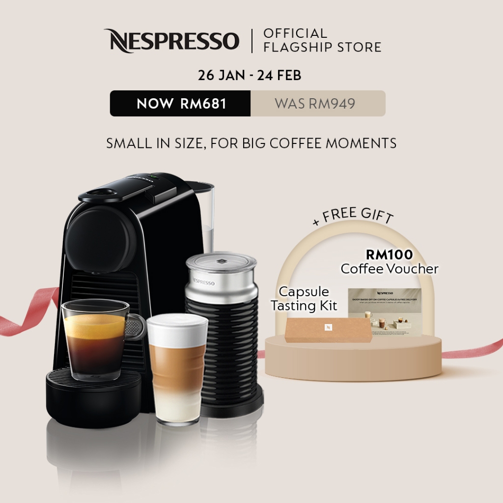 Buy Nespresso Essenza Mini Espresso Machine by DeLonghi Red online