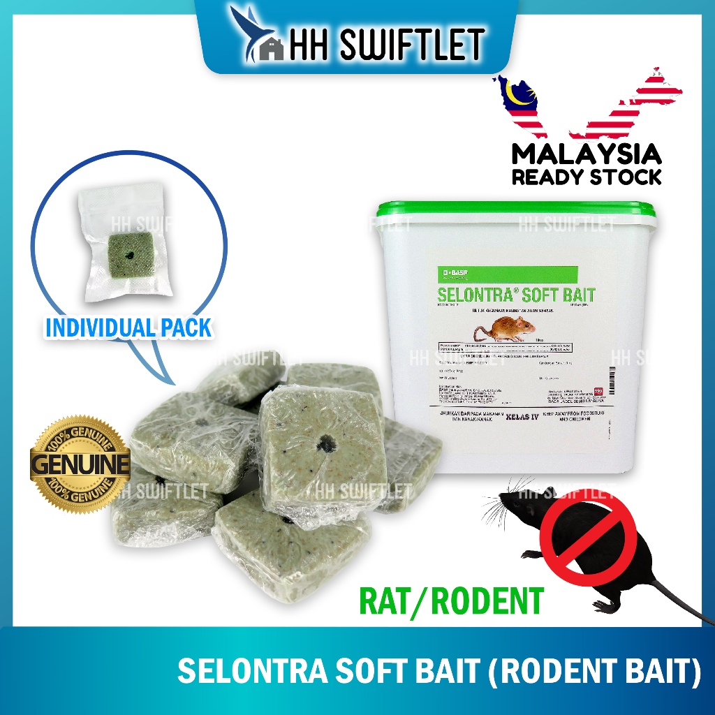 Selontra Rodent Bait controls entire infestations in 7days