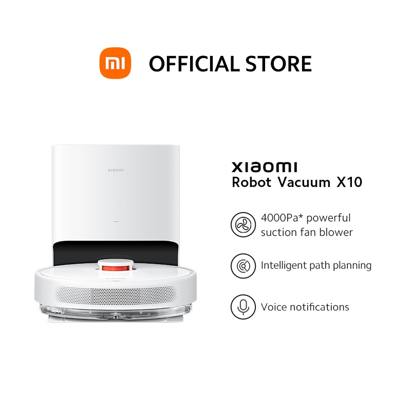 New Arrival-Xiaomi Robot Vacuum X10 Efficient Dust Collection 5000MAh  4000pa suction power