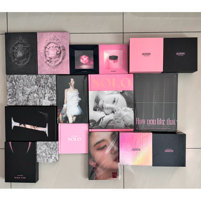  YG Entertainment Idol Goods Fan Products YG Select BLACKPINK  SQUARE UP 1st Mini Album Pink Ver. : BLACKPINK: CDs & Vinyl