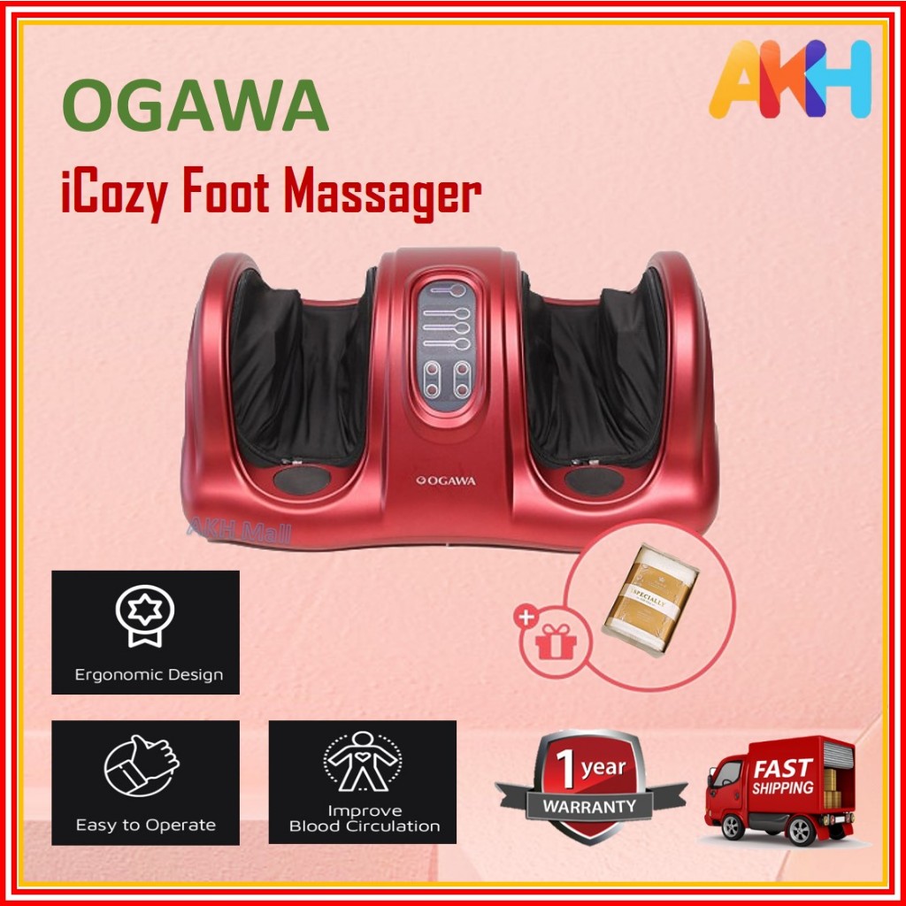 OGAWA iCozy Foot Massager Relax & Healthy Full Reflexology 