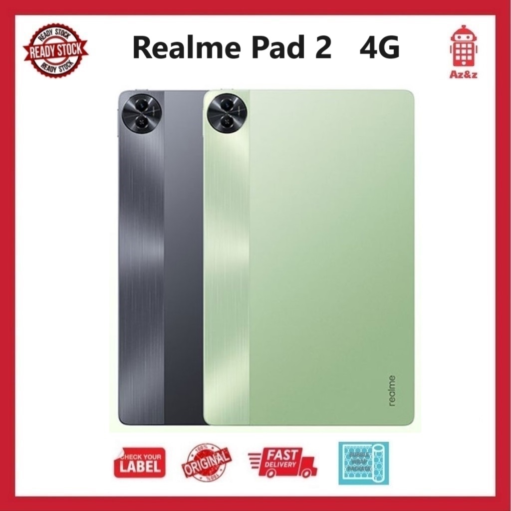 Realme Pad [6GB+128GB], Realme Pad X [6GB+128GB] LTE 4G / 5G Tablet -  Original 1 Year Warranty by REALME MALAYSIA