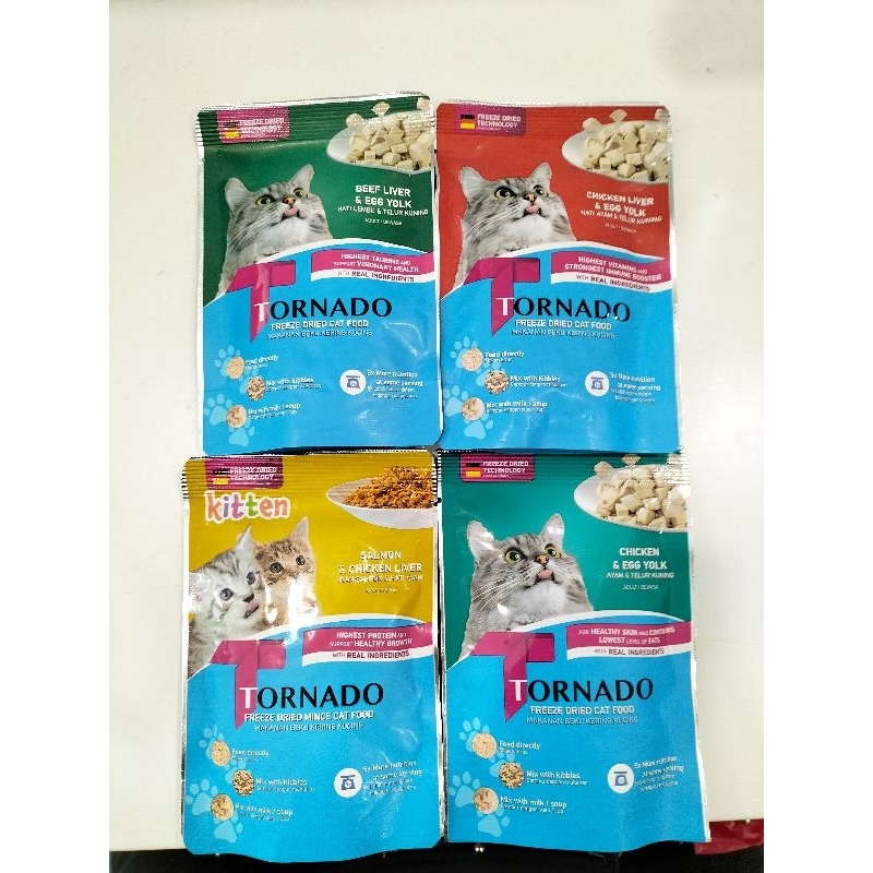 TORNADO BOOSTER FREEZE DRIED CAT FOOD 12g Shopee Malaysia