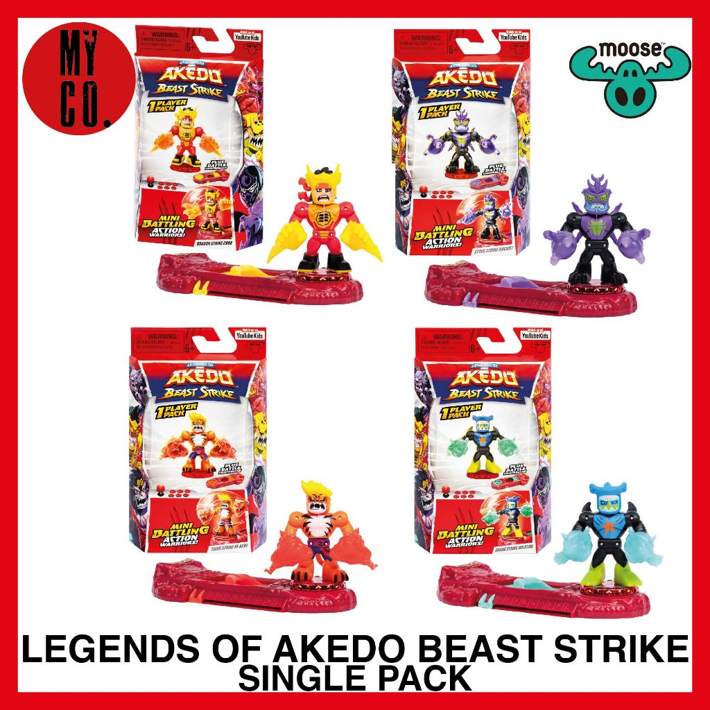 New Akedo Figures Original Beast Strike Deluxe Pack Bite Strike